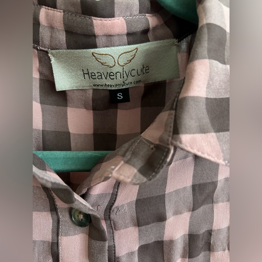Heavenlycute Plaid Gingham Pink Dress💕 - Picture 4 of 8